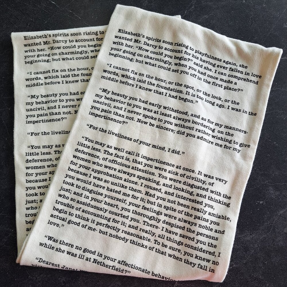 Literary Print Scarf Book Lover Reading Print Lightweight Scarf Storiarts